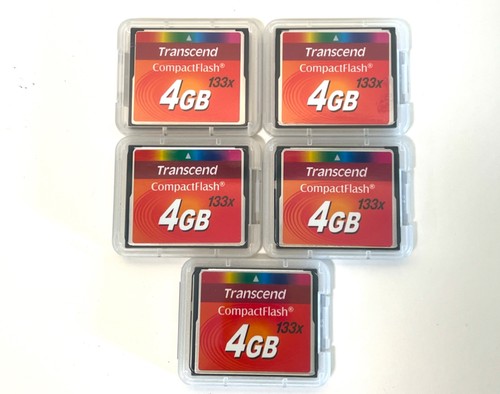 Lot transcend 4gb cf 133x - of,