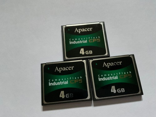 3pcs 4gb apacer compactflash - 3pcs,